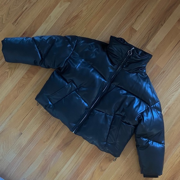 Rebecca Minkoff Faux Leather Puffer - Picture 3 of 5